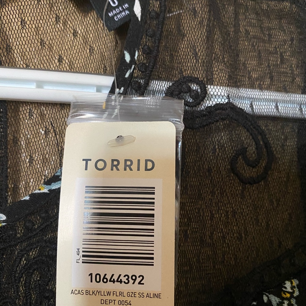 Torrid dress with lace size 0